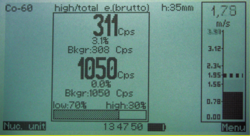 LARS系統(tǒng)的測量界面